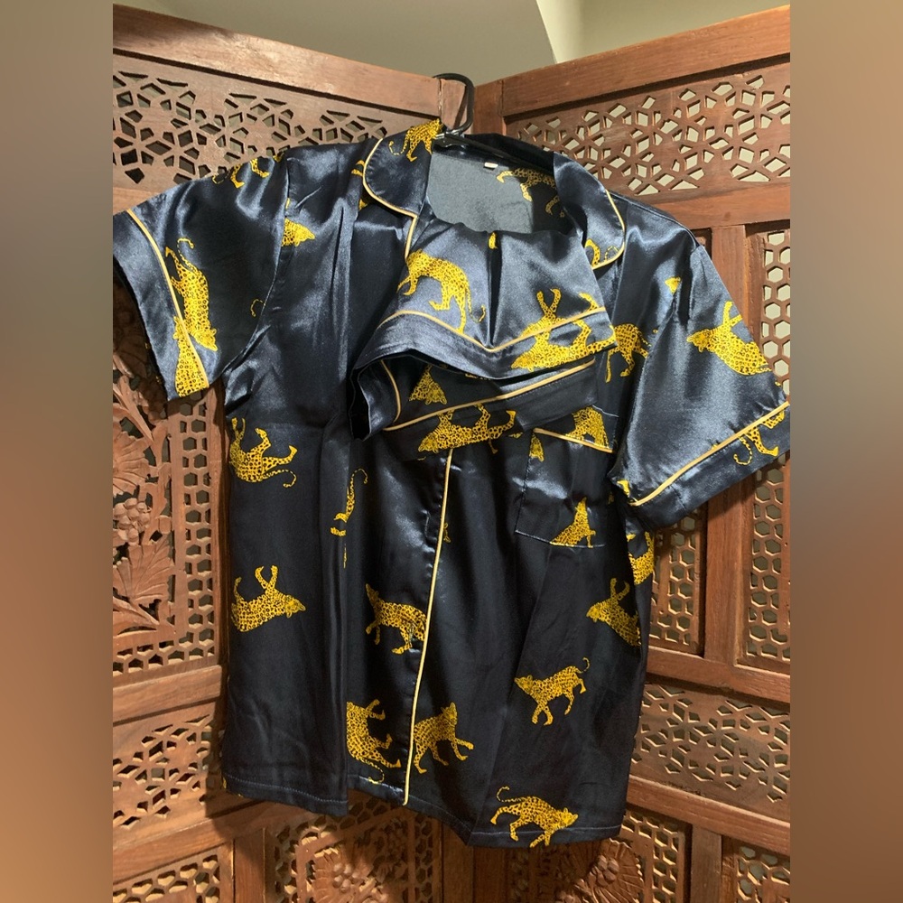 NAVY BLUE PJ SET